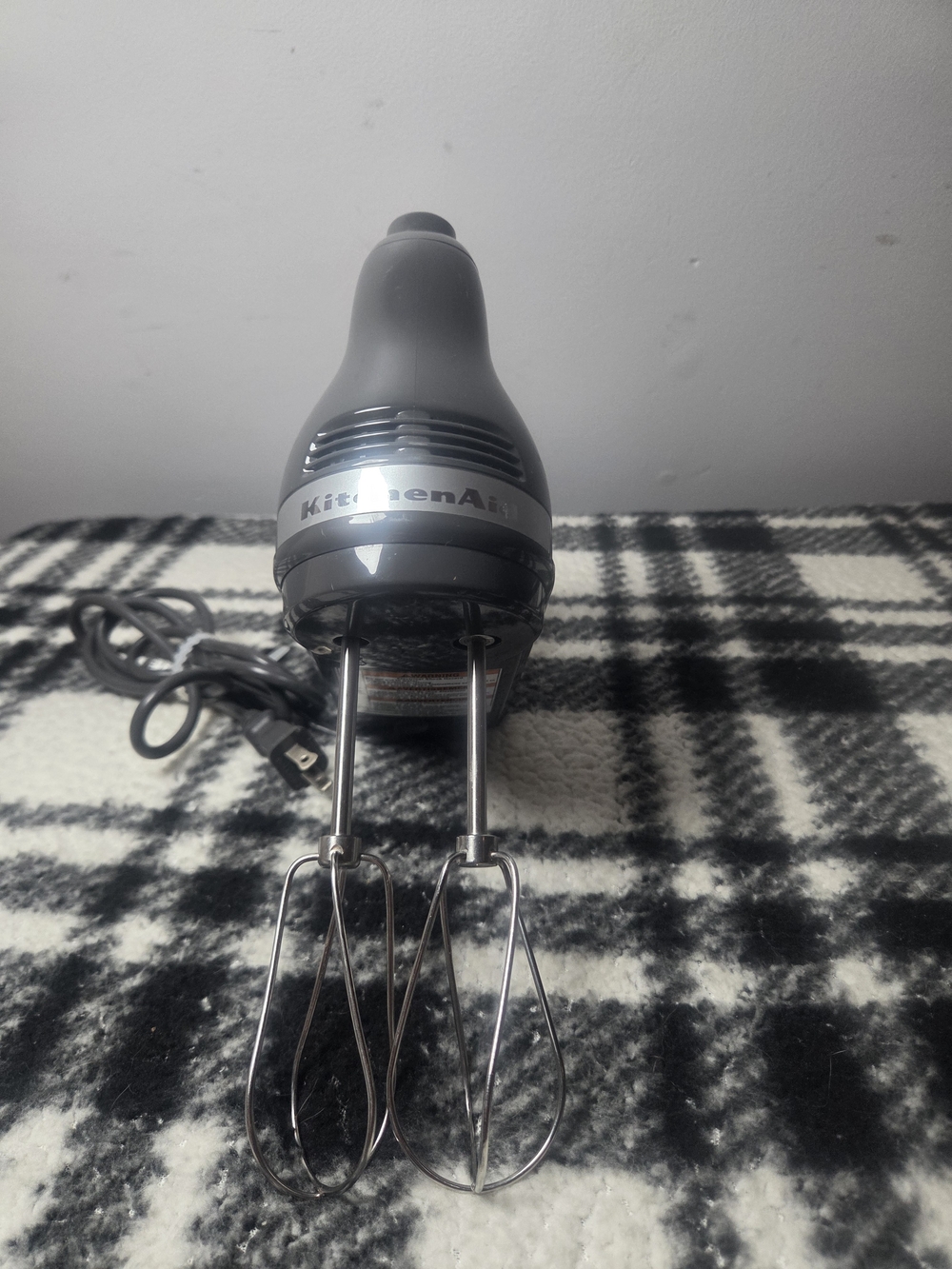 Kitchen aid Hand Mixer Gray Kitchen Tool 3 Speed